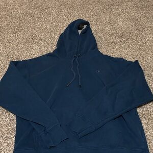 Champion Deep Blue Pullover Hoodie (fits closer to a true medium)